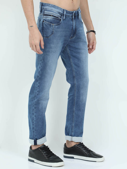 Blue denim Men's Denim Jeans - Tistabene - Tistabene
